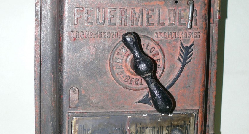 Pożarowskaz firmy „Gamewell”, zbiory CMP