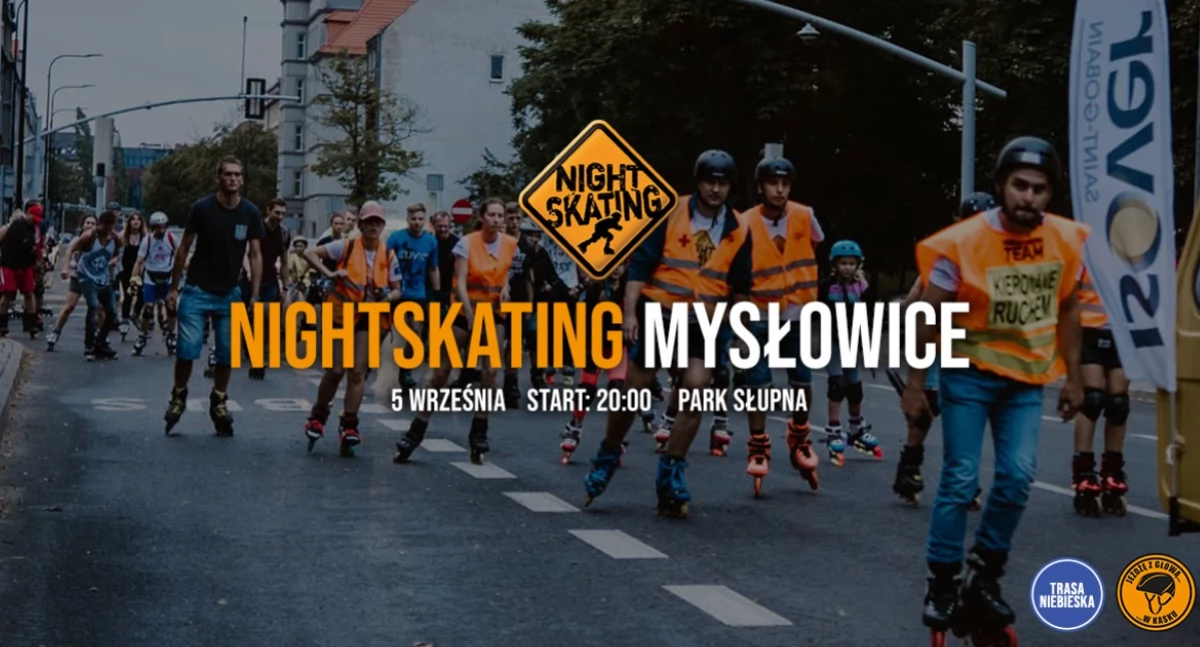 Inne sporty, września odbędzie mysłowicki Nightskating - zdjęcie, fotografia