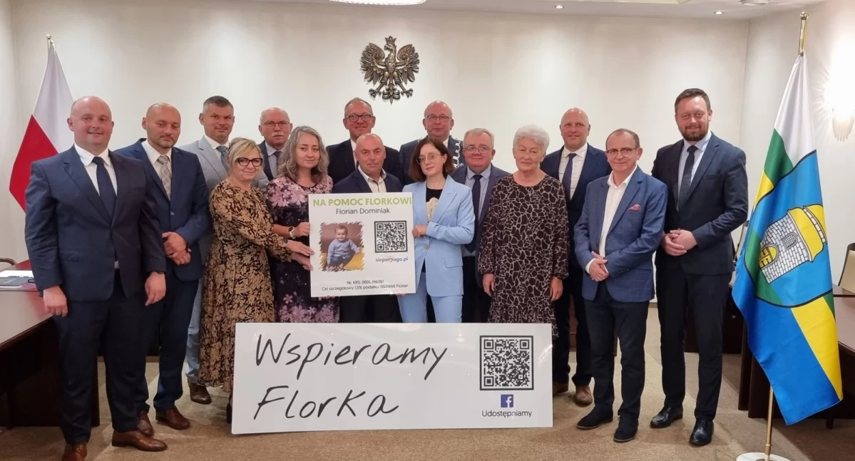 NEWS, Burmistrz i radni wspierają Florka - zdjęcie, fotografia