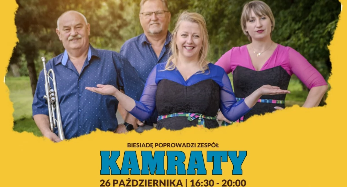 Rozrywka, Biesiada w GOK z zespołem Kamraty - zdjęcie, fotografia