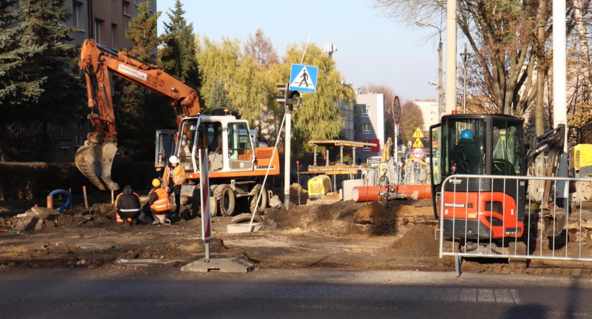 NEWS, Remont gotowy procentach wygląda wielki budowy centrum Mysłowic - zdjęcie, fotografia