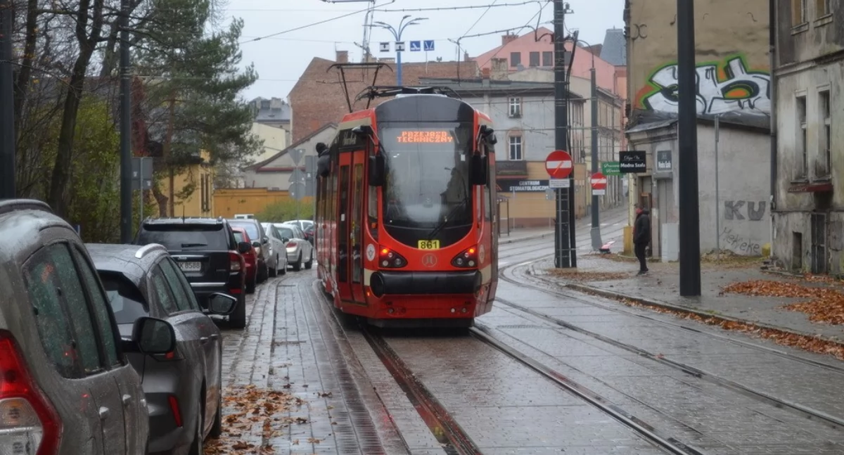 NEWS, Tramwaj linii lutego Mysłowicach - zdjęcie, fotografia