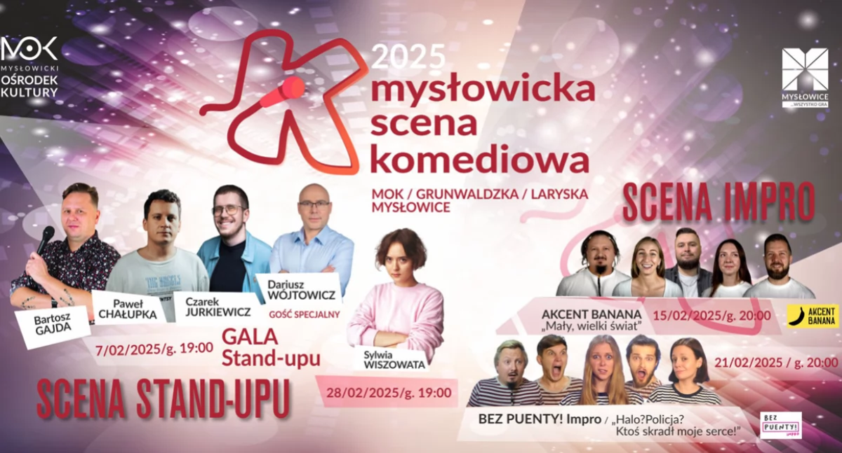 Rozrywka, Mysłowicka Scena Komediowa stand uperami wystąpi prezydent Mysłowic - zdjęcie, fotografia