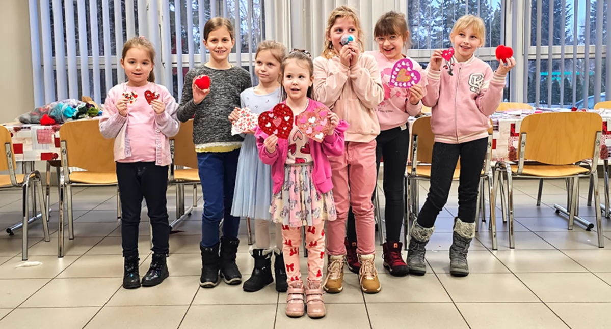 Sztuki plastyczne, Manufaktura serduszek w Sokolni - zdjęcie, fotografia