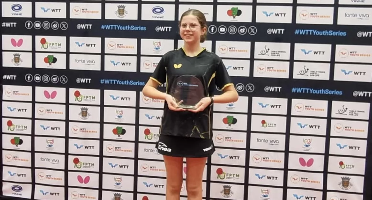 Tenis stołowy, Natalia Wszołek zdobyła złoto Portugalii - zdjęcie, fotografia