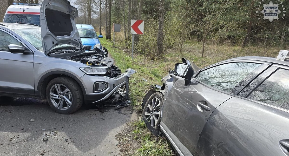 Wypadki drogowe, Wypadek Murckowskiej osoby zostały poszkodowane - zdjęcie, fotografia