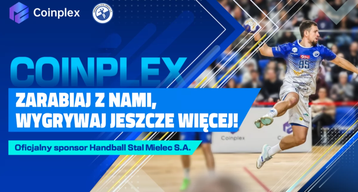 Informator gospodarczo reklamowy, Coinplex Został Sponsorem Drużyny Piłki Ręcznej Handball Mielec - zdjęcie, fotografia