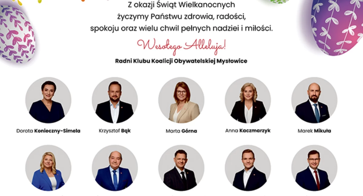 NEWS, Koalicja Obywatelska Mysłowice życzy wesołych świąt - zdjęcie, fotografia