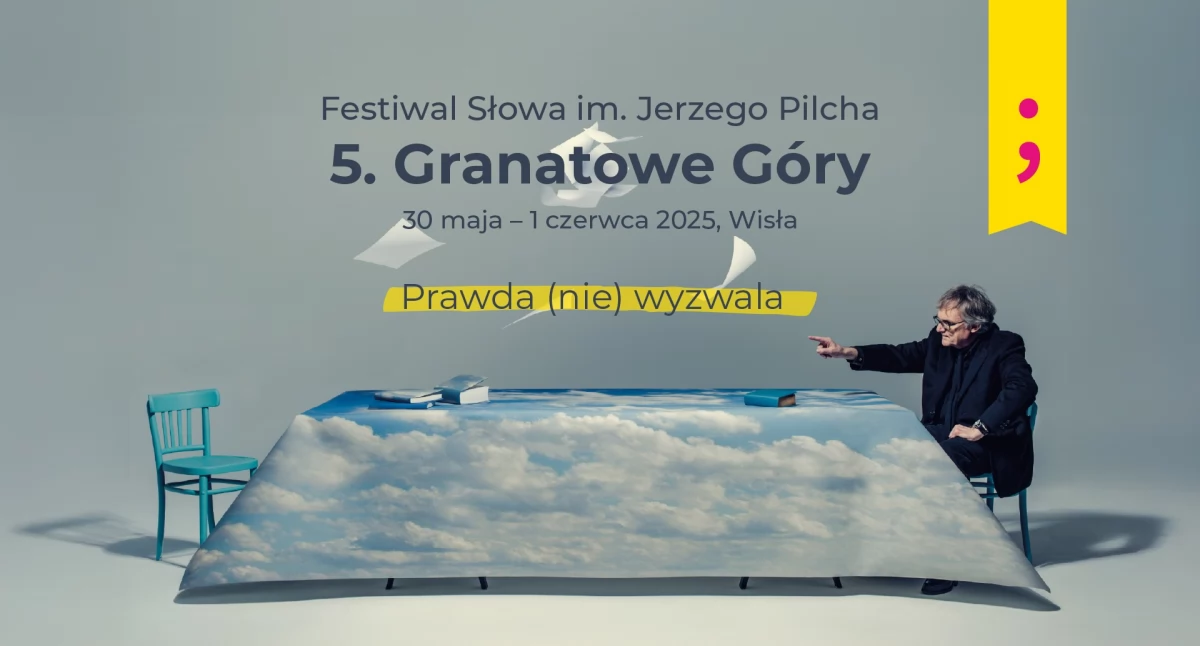 NEWS, Kolej Granatowe Góry Specjalny przejazd Filipem Springerem promocyjne bilety uczestników literackiego święta Beskidach - zdjęcie, fotografia