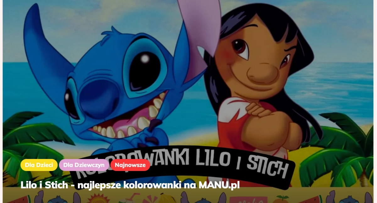 Informator gospodarczo reklamowy, Kolorowanki Stich druku Pobierz darmo! - zdjęcie, fotografia