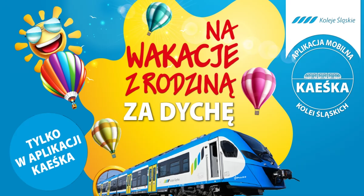 NEWS, Rodzinne wakacje Kolejami Śląskimi biletem - zdjęcie, fotografia