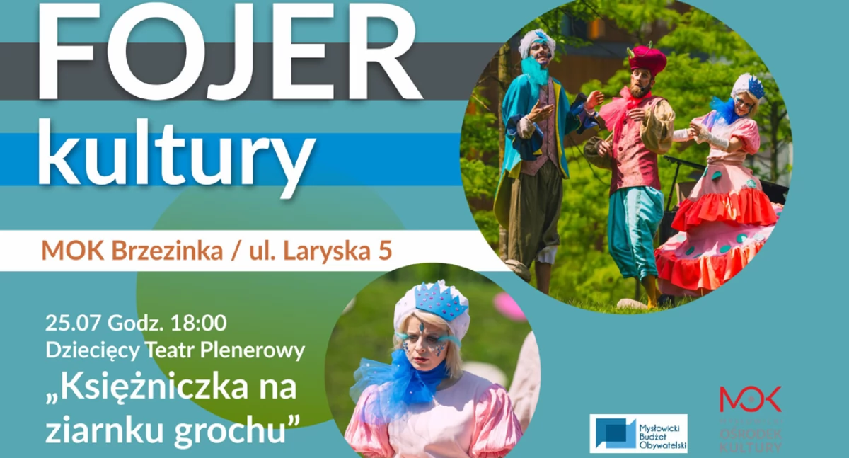 Sztuki sceniczne, Dziecięcy Teatr Plenerowy Fojer Kultury Księżniczka ziarnku grochu - zdjęcie, fotografia