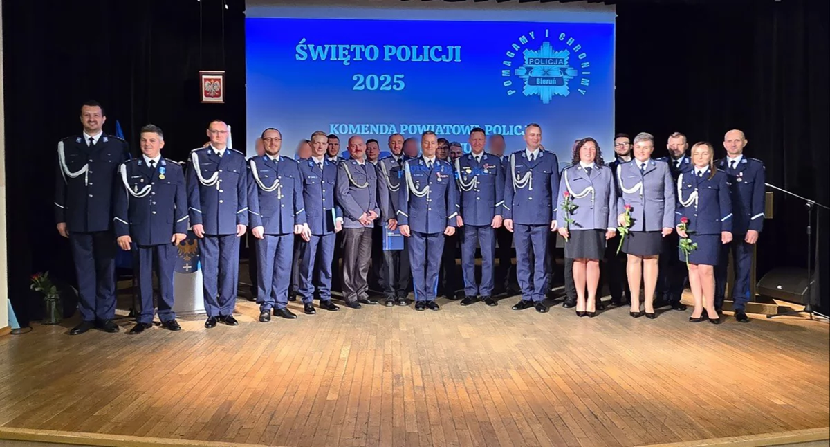 NEWS, Policjanci świętowali Sokolni - zdjęcie, fotografia