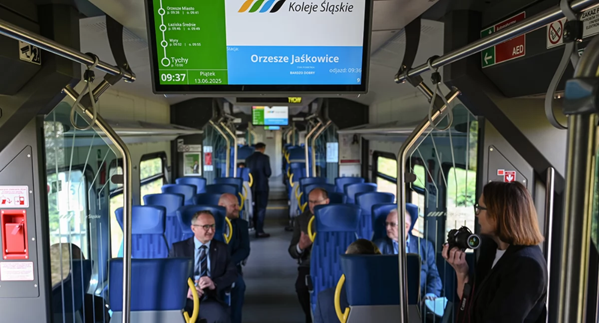NEWS, Pierwsze statystyki połączeń Kolei Śląskich trasie Tychy Orzesze Jaśkowice - zdjęcie, fotografia