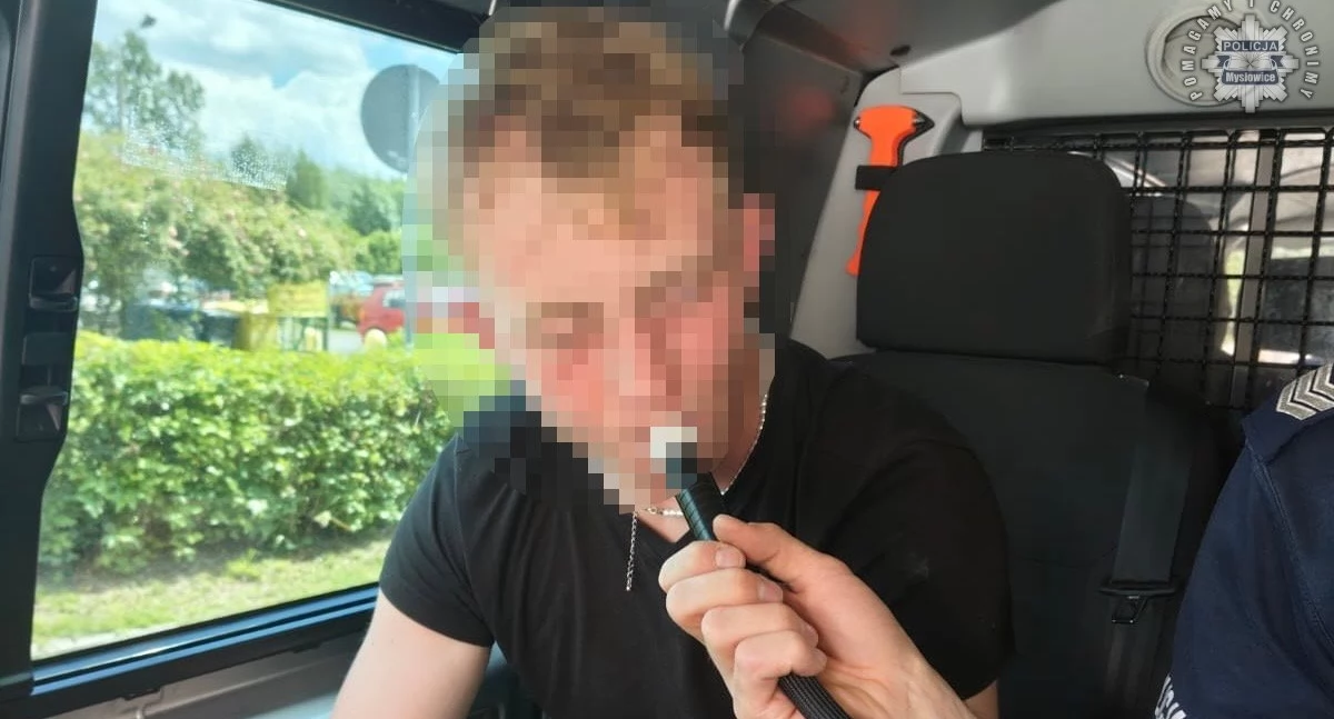 Kronika kryminalna, Policjant służbie zatrzymał pijanego kierowcę Mysłowicach - zdjęcie, fotografia