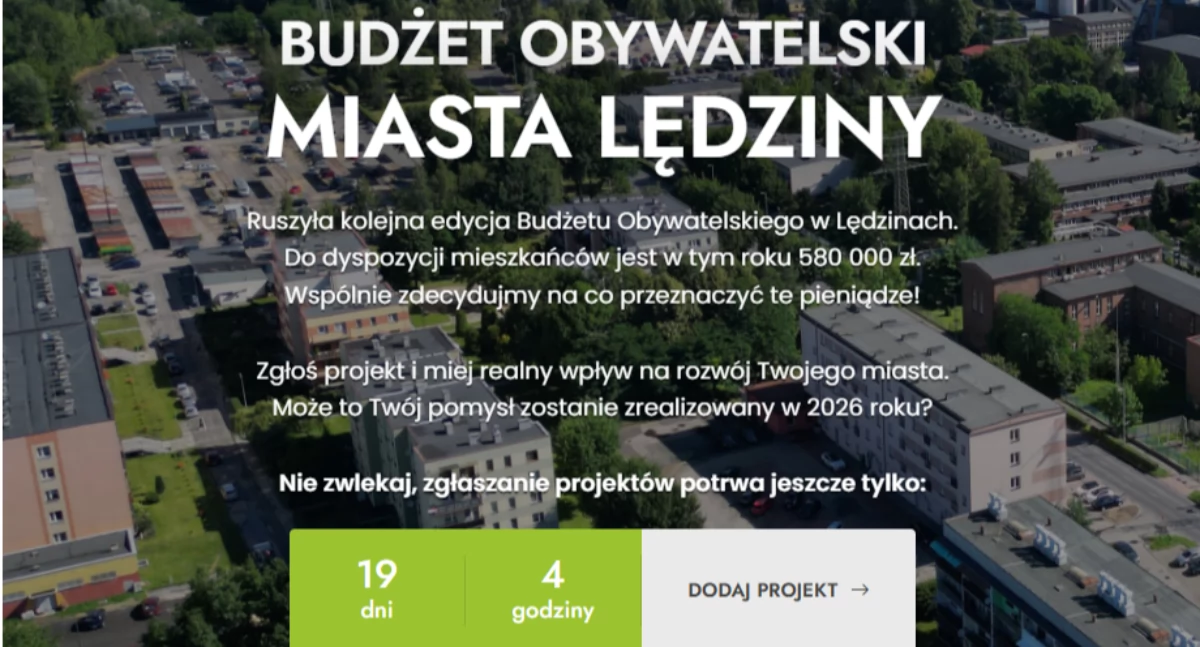 SAMORZĄD, Budżet obywatelski Lędzinach ogłoszony - zdjęcie, fotografia
