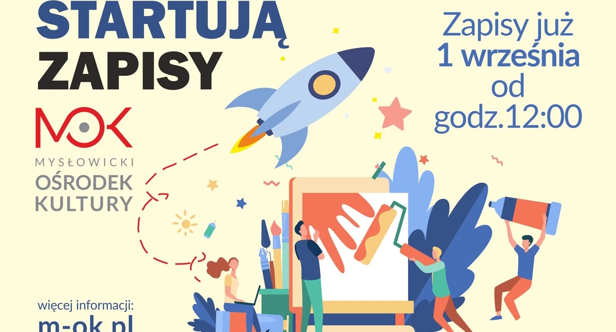 Rozrywka, sezon zajęć Mysłowickim Ośrodku Kultury zapisy września - zdjęcie, fotografia