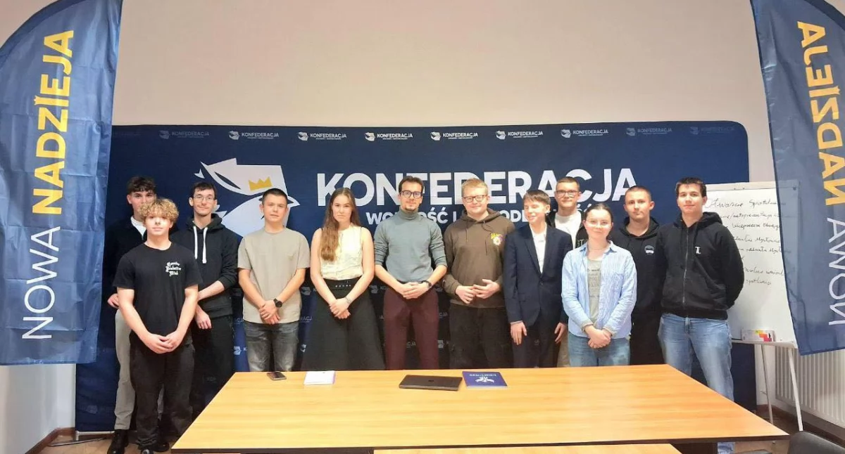 Oddział Mysłowice został powołany 7 października. Fot. Facebook/Młodzi dla Wolności - Mysłowice