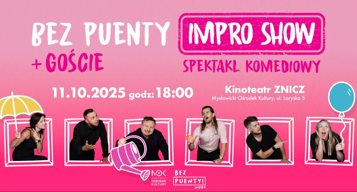 Rozrywka, Komediowy wieczór Puenty Impro Brzezinka - zdjęcie, fotografia