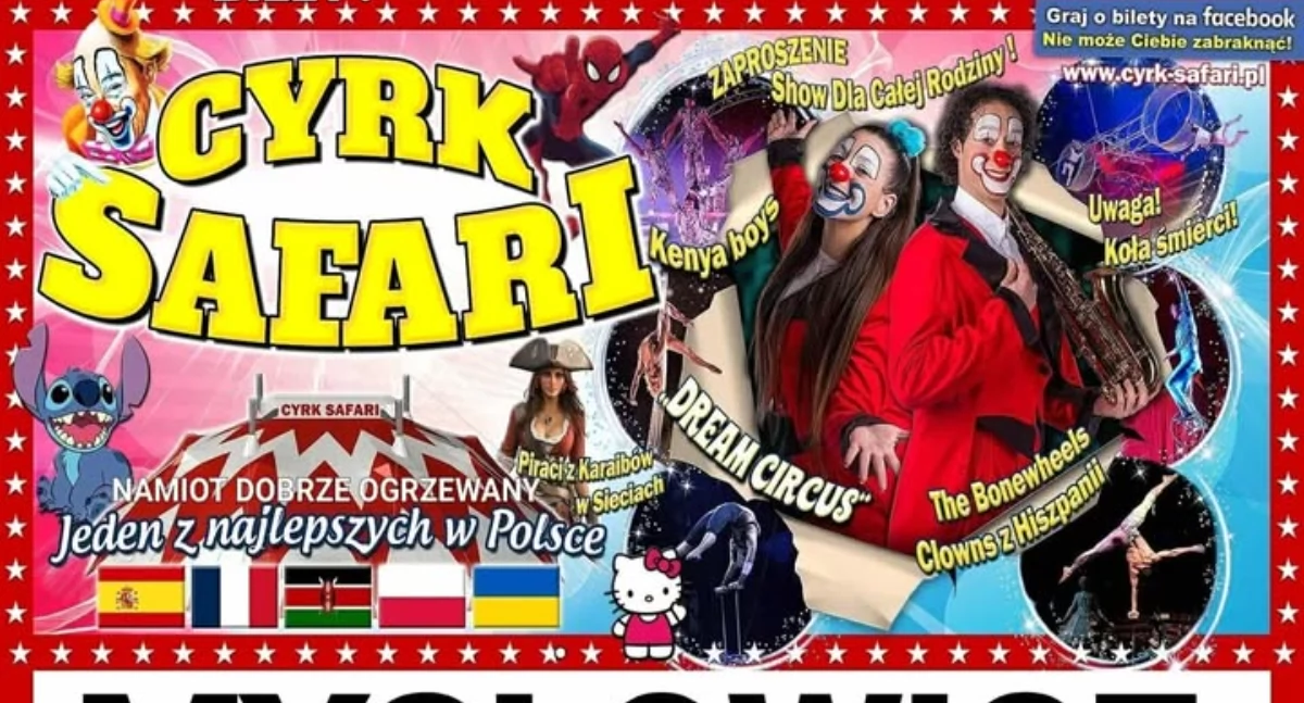 NEWS, Największy Dream Circus Safari Mysłowicach wtorek! bilety czytelników - zdjęcie, fotografia