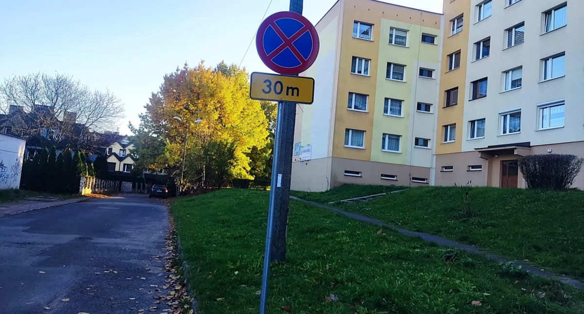 NEWS, Parkowaliśmy Zakaz zatrzymywania rozzłościł mieszkańców Brzęczkowic - zdjęcie, fotografia