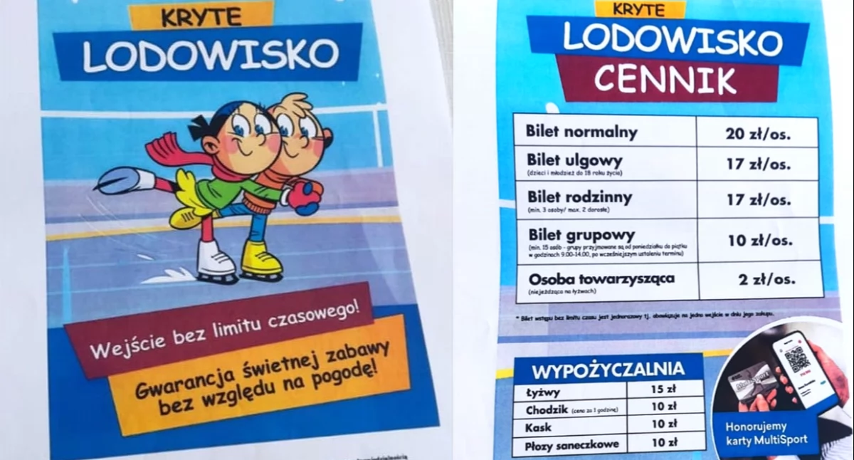 NEWS, Lodowisko Mysłowicach będzie płatne komercyjne czteroosobowej rodziny - zdjęcie, fotografia