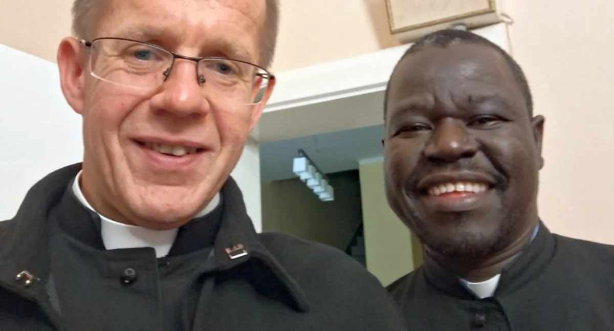 NEWS, Ksiądz David Okullu Ugandy gościł Brzęczkowicach - zdjęcie, fotografia