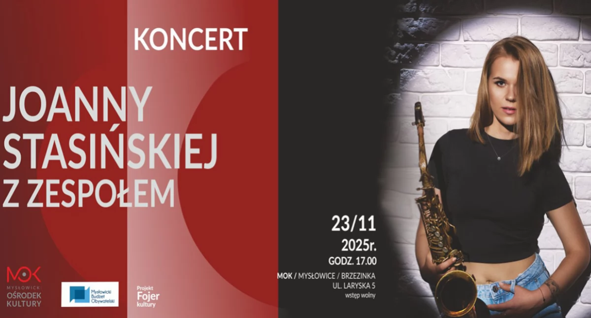 Rozrywka, Koncert Joanny Stasińskiej zespołem Brzezinka - zdjęcie, fotografia