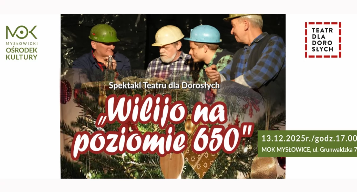 Sztuki sceniczne, Wilijo poziomie zaprasza spektakl podziemnym strajku - zdjęcie, fotografia