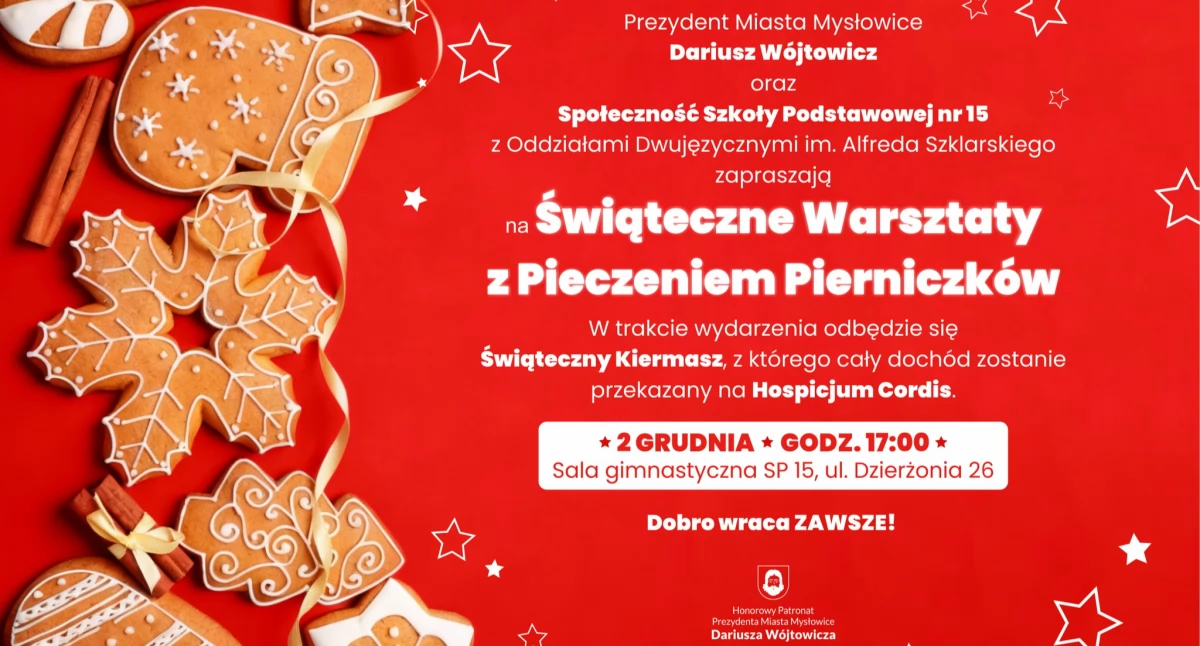 Rozrywka, Piernikowe warsztaty kiermasz rzecz Hospicjum Cordis - zdjęcie, fotografia