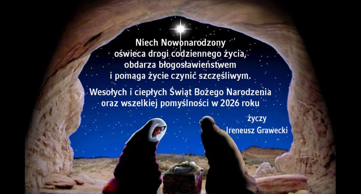 NEWS, Życzenia świąteczne Ireneusza Graweckiego - zdjęcie, fotografia