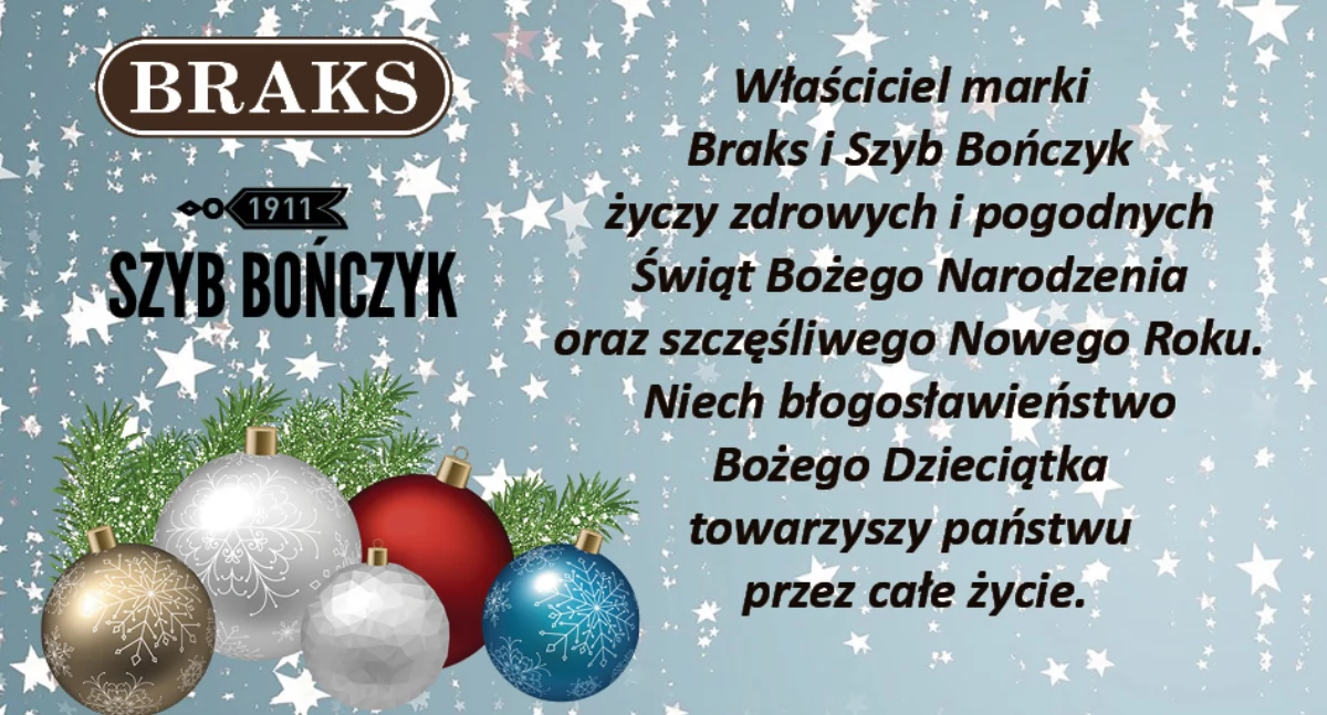 NEWS,  Życzenia właścicieli Braksa Szybu Bończyk - zdjęcie, fotografia