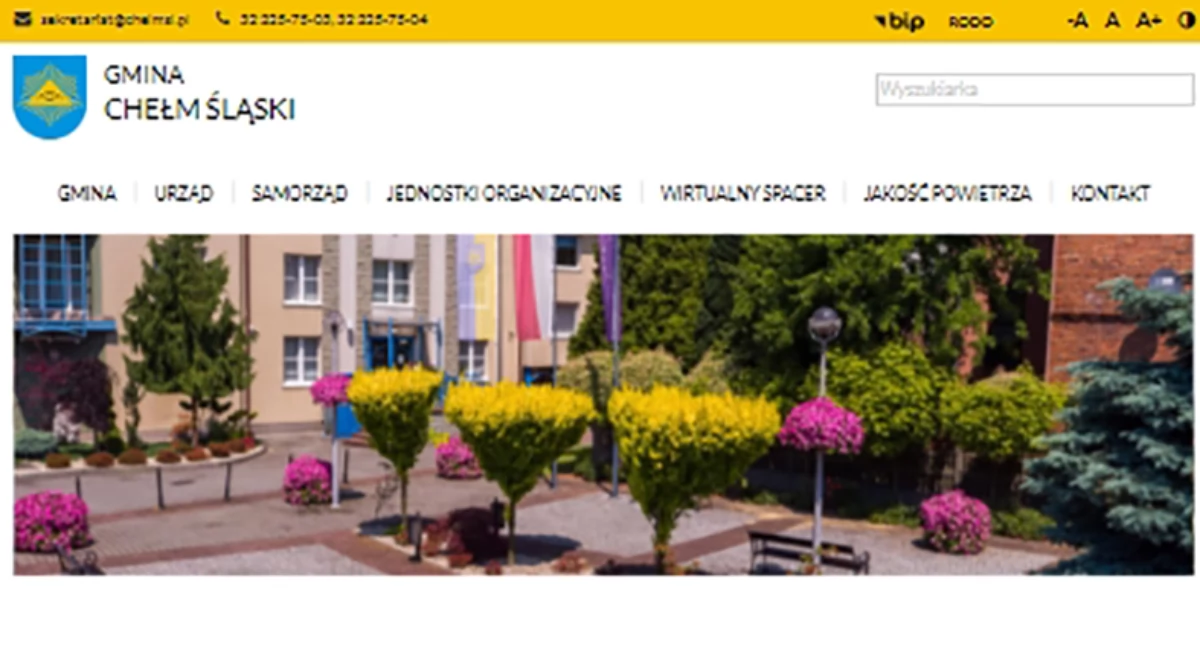 SAMORZĄD, strona internetowa Urzędu Gminy Chełm Śląski - zdjęcie, fotografia