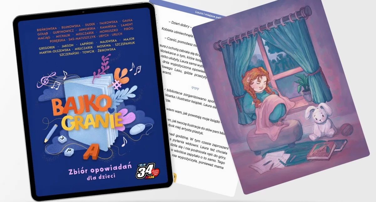 NEWS, Mieszkanka Mysłowic wydała charytatywny „Bajkogranie” Cały dochód WOŚP - zdjęcie, fotografia
