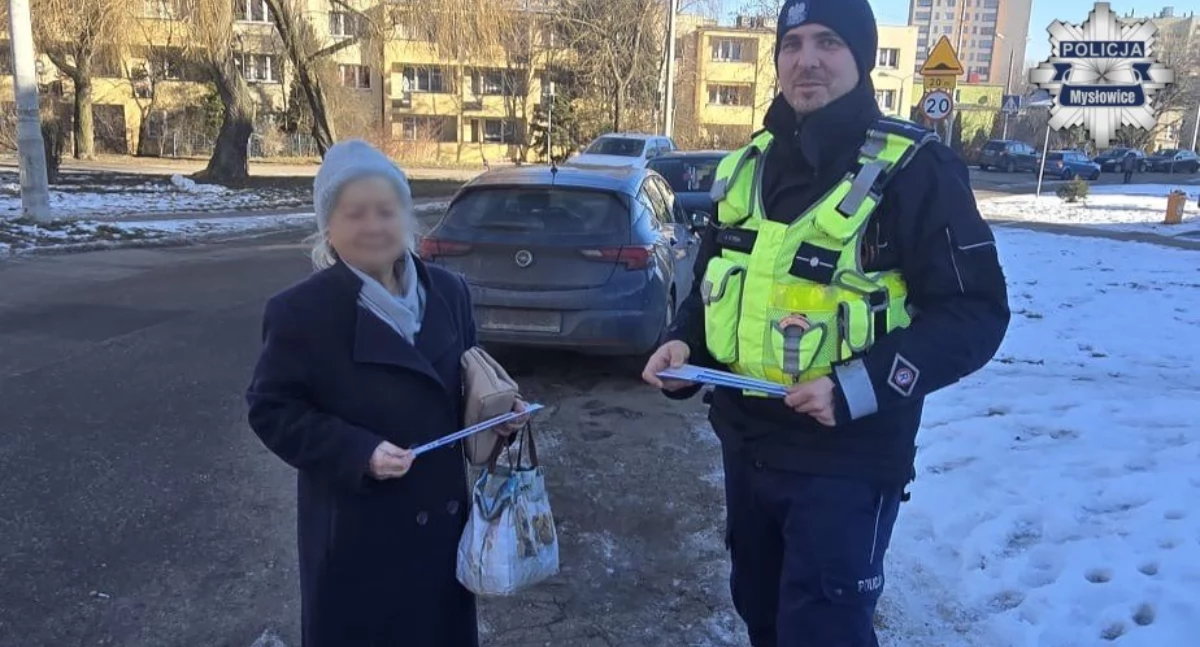 NEWS, Babcia widoczna Babcia bezpieczna! Mysłowiccy policjanci zadbali bezpieczeństwo seniorów - zdjęcie, fotografia
