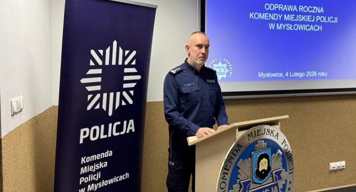 Komendant Miejski Policji w Mysłowicach insp. Dariusz Fuks. Fot. KMP Mysłowice