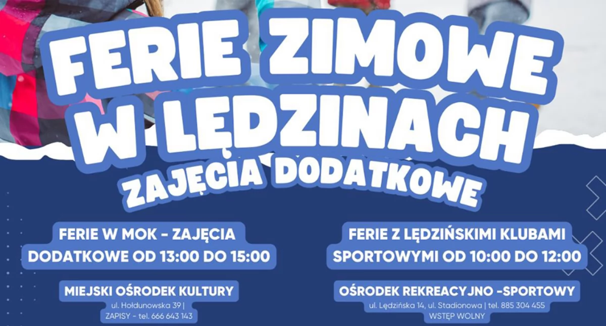 Rozrywka, Ferie zimowe Lędzinach Dodatkowy program - zdjęcie, fotografia