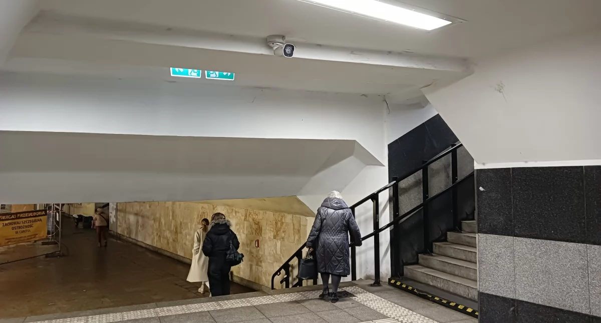 Kamera w przejściu podziemnym pod ul. Oświęcimską
