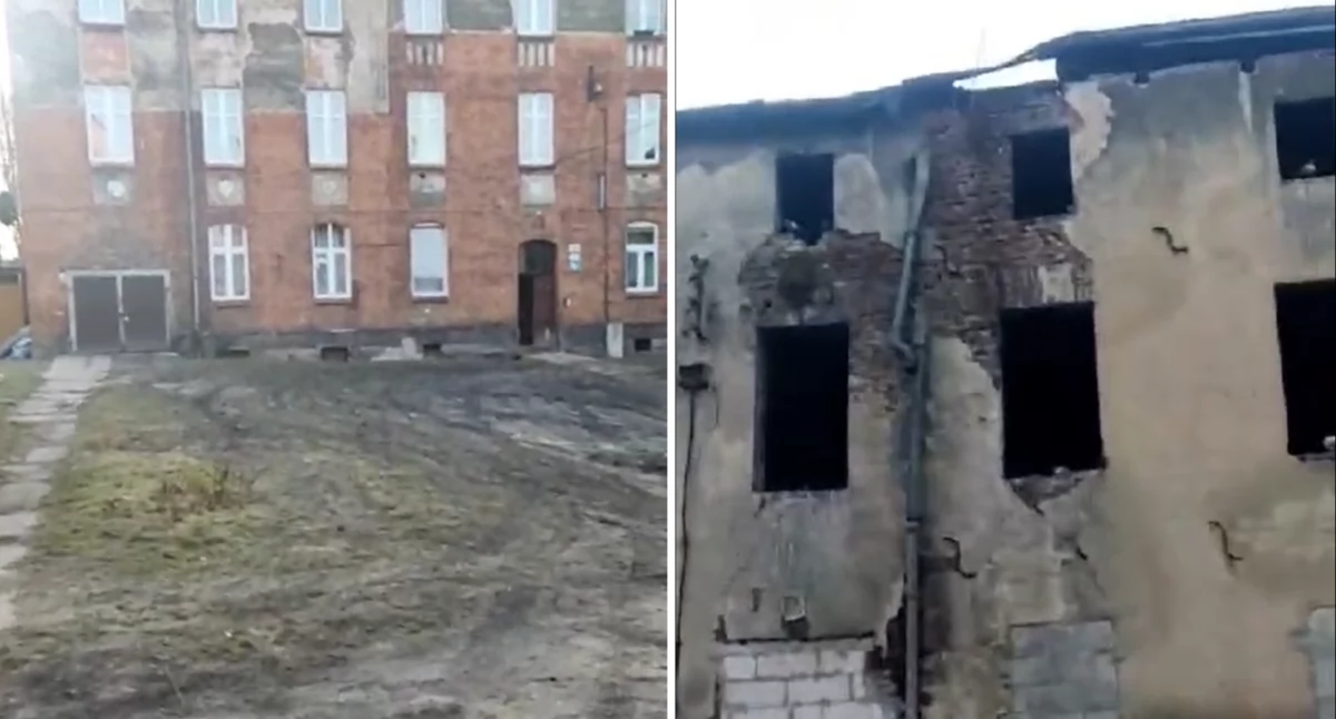 NEWS, Piękna elewacja środku dramat Katowicka tylko pozoru remoncie - zdjęcie, fotografia