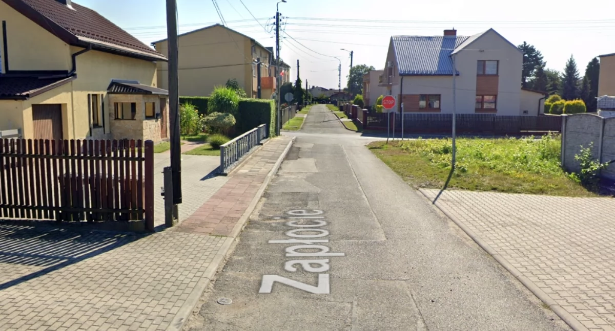 Ul. Zapłocie w Chełmie Śląskim (fot. Google Maps)