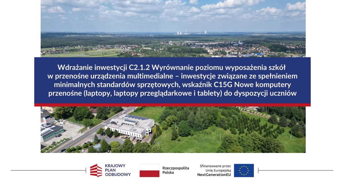 EDUKACJA, Blisko tysięcy złotych cyfryzację szkół Lędzinach Laptopy szkół - zdjęcie, fotografia