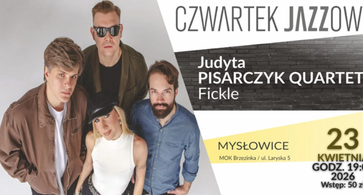 Koncerty i muzyka, Czwartek Jazzowy Brzezince prapremierowy koncert Judyta Pisarczyk Quartet - zdjęcie, fotografia