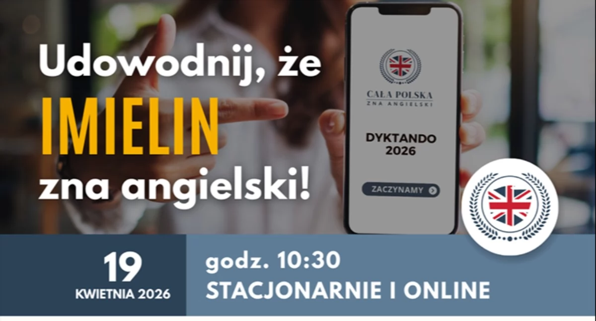 EDUKACJA, Imielin angielski Podejmij wyzwanie ogólnopolskim dyktandzie „Cała Polska angielski” - zdjęcie, fotografia
