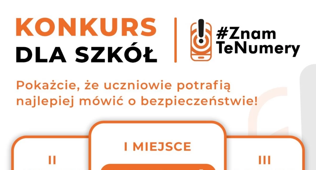 EDUKACJA, Konkurs #ZnamTeNumery szkół podstawowych - zdjęcie, fotografia