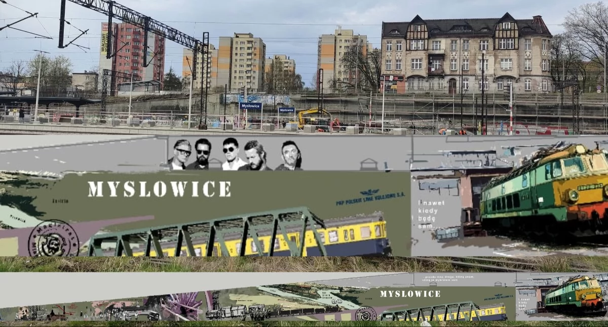 NEWS, Mysłowice zespół Myslovitz muralu dworcu! Znamy szczegóły wyjątkowego projektu - zdjęcie, fotografia