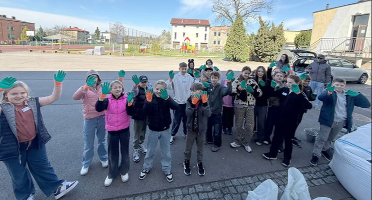 EDUKACJA, Imielinie powstał ogród deszczowy - zdjęcie, fotografia