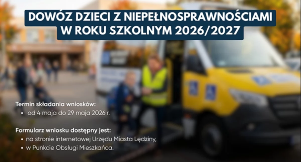 EDUKACJA, Rusza nabór wniosków dowóz dzieci niepełnosprawnościami szkół szkolnym 2026/2027 - zdjęcie, fotografia