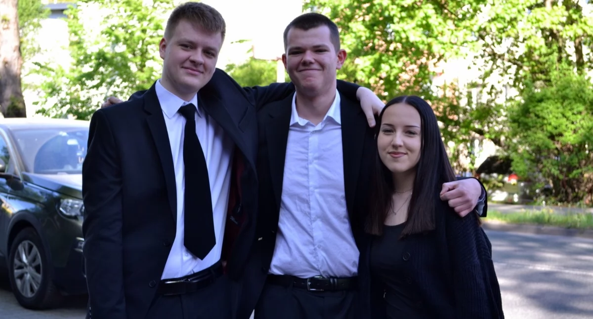 Maturzyści z IILO tuż przed egzaminem
