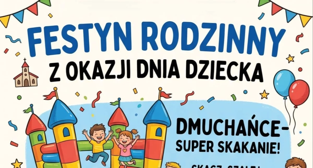 Rozrywka, Parafia zaprasza rodzinny festyn parafialny okazji Dziecka - zdjęcie, fotografia