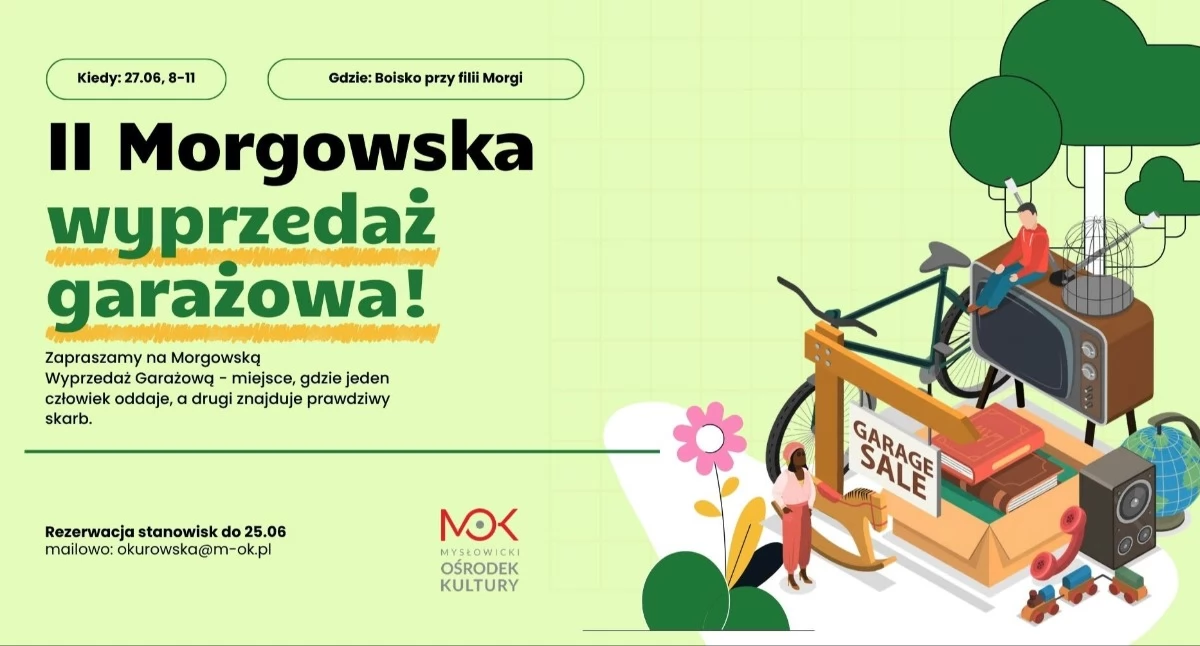 NEWS, Wietrzenie piwnic strychów Morgach Nadchodzi druga edycja wyprzedaży garażowej - zdjęcie, fotografia